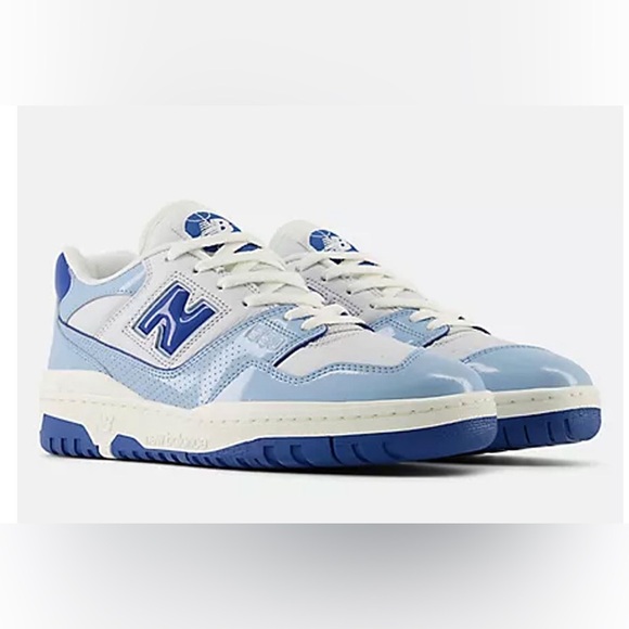 New Balance 550 Chrome Blue/White Men\'s Casual Sneakers/Shoes | NEW/NIB!! main image 11